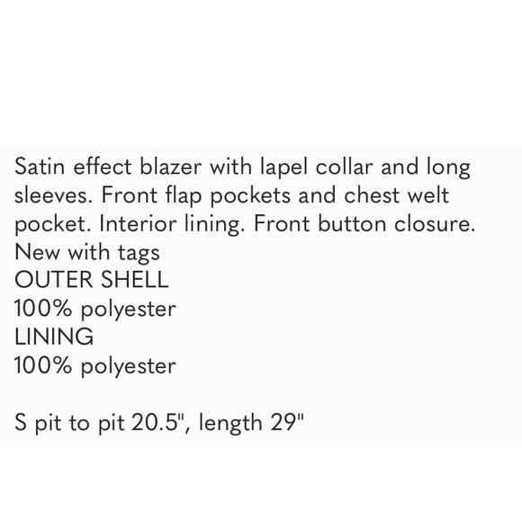 ZARA • Satin Effects Stylish Tie-Dye Blue & White Blazer Jacket - Picture 11 of 15